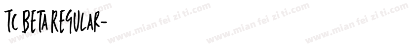 TC Beta Regular字体转换